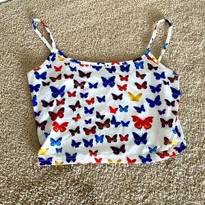 Shein butterfly crop